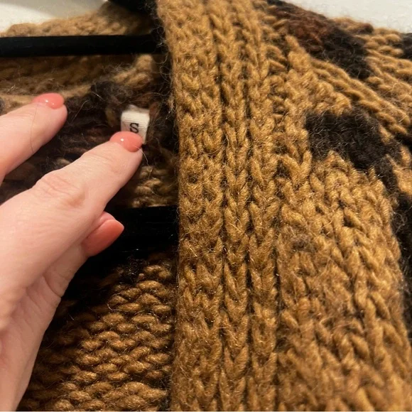 R13 Leopard Grunge Cardigan